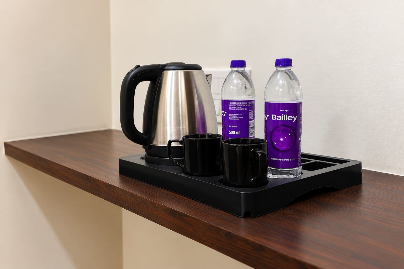 Signature Room refreshment station at Hotel Rakesh Grand