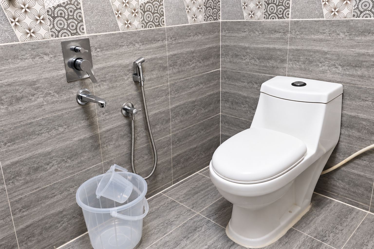 Classic Room bathroom at Hotel Rakesh Grand