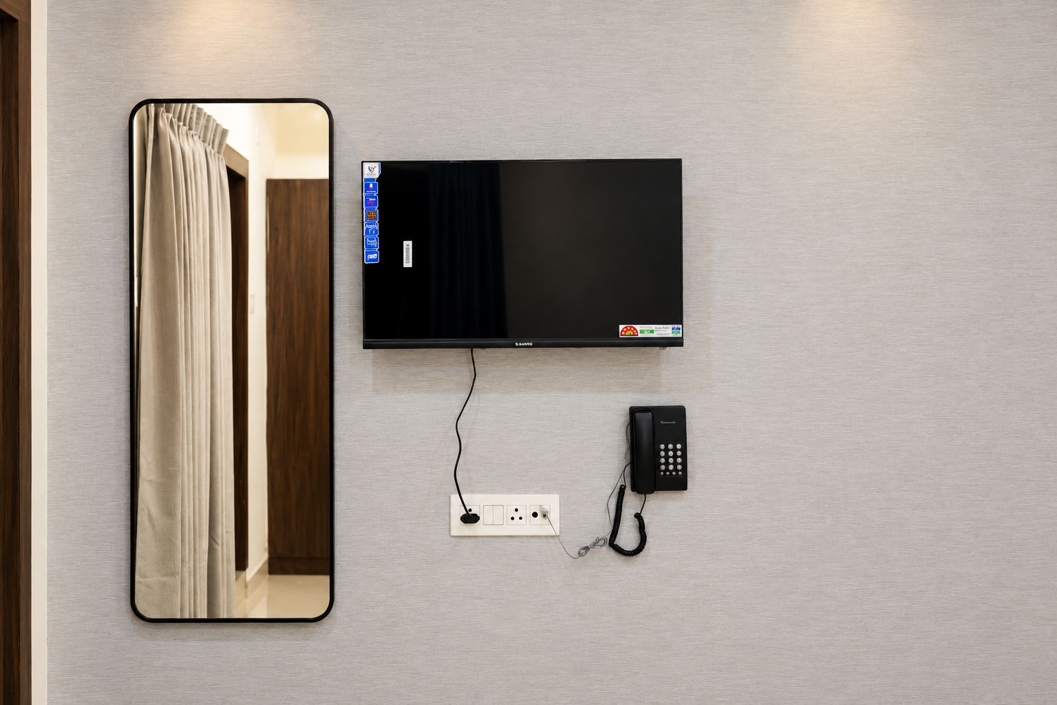 Hotel Rakesh Grand guest floor corridor, Gachibowli Hyderabad