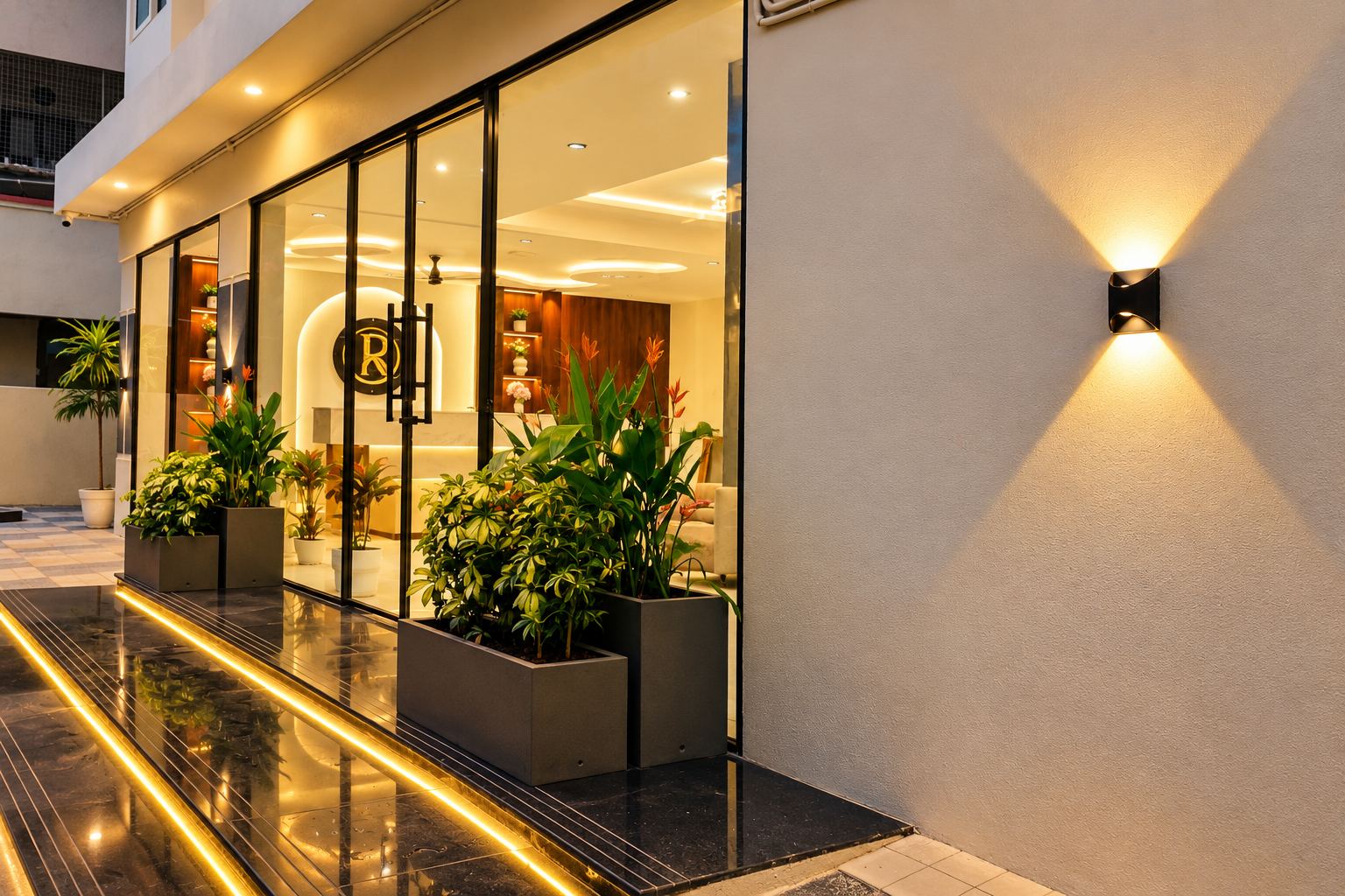 Free parking at Hotel Rakesh Grand, Gachibowli Hyderabad